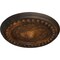 Ekena Millwork Foster Shell Ceiling Medallion (Fits Canopies up to 9 5/8"), Hand-Painted Rust, 15 3/4"OD x 2"P CM15FORUS - alternate 4